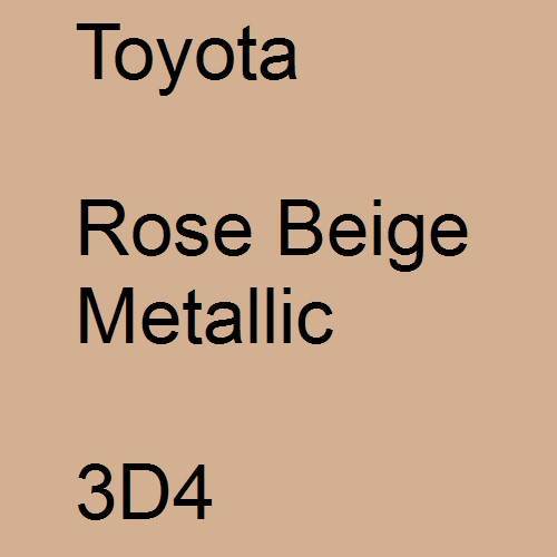 Toyota, Rose Beige Metallic, 3D4.